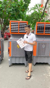 Quạt Điều Hòa Hơi Nước Công Nghiệp Maki QF360 Dung Tích 160 Lít Công suất 1500W 4 Bánh Xe Di Chuyển Diện Tích Làm Mát Đến 150M2 Dùng Cho Công Nghiệp Diện Tích Lớn Đám Tiệc Sự Kiện Ngoài Trời