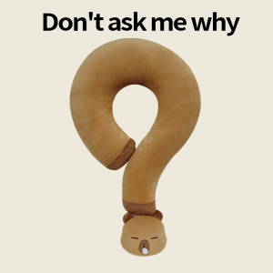 HEMIXIONG | Funny Dachshund Question Mark Shaped Neck Pillow