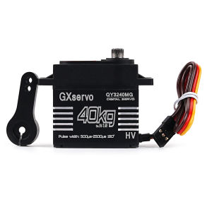 40KG Digital Servo High Torque Steel Gear Aluminium Alloy 180/270 Degree RC Servo Motor for Climbing Car Model Robot GXservo