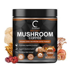GPGP GreenPeople Mushroom Coffee Alternative Mix - Hỗ Trợ Trí Nhớ Nhận Thức Tinh Thần Minh Triết Cải Thiện Tâm Trạng & Tăng Cường Tập Trung Bổ sung trí não và hệ miễn dịch - Bột Cà Phê Hòa Tan
