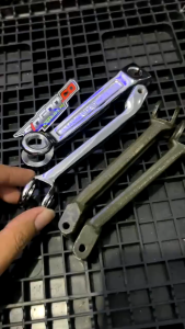 SET BAUT PAHA REM CHROME CROME BAJAJ PULSAR ORIGINAL