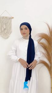 Turban Wanita Hijab Dewasa Modis Mewah Jersey Premium
