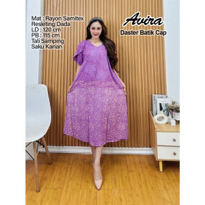 Pakaian Wanita Home Dress Jumbo XXL Kain Rayon Samitex & Baju Tidur Batik Cap