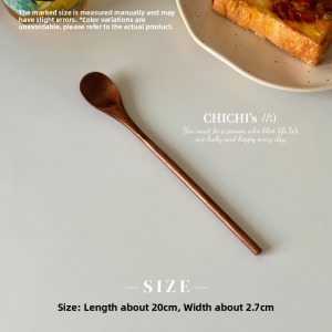 Chinese Retro Wooden Stirring Spoon