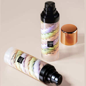 ❄Three-color makeup cream brightens skin color bird excrement makeup front milk concealer women#39s waterproof control genuine goods♬