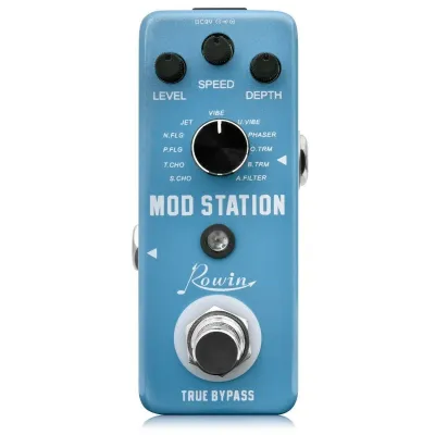 Rowin Mini Digital Modulation Guitar Effects Pedal Mod Station 11 Effects In one Chorus Flanger Phaser JET Tremolo Fliter