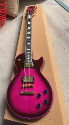 Gibson Les Paul Black Custom Electric Guitar