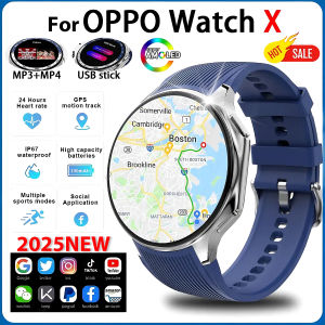 Watch X New For OPPO High-end Business Watch 32GB Large Memory Smartwatch Mens Sports Waterproof Smart Watch Watch Android IOS