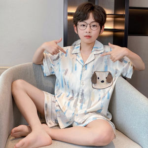 MiiOW | Boys Ice Silk Summer Pajamas Set