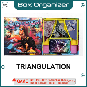 Triangulation Board Game Box Organizer Insert