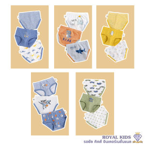 J009 กางเกงในเด็กชาย แพ็ค 3 ไซส์2-6ปี พร้อมส่ง ตัวชุดชั้นในเด็กชาย ลายการ์ตูนน่ารัก สวมใส่สบายระบายอากาศได้ดี