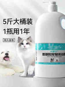 Large Bucket Pet Shampoo Dog Bath Liquid Doggy Wash for Goldens Retrievers Teddies Cats Pet Supplies Store Skin Care