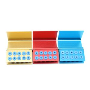 other | Dental Burs Drill Disinfection Block FG Bur RA Bur Sterilization Holder Autoclavable Aluminium 10 Holes Dentistry Material