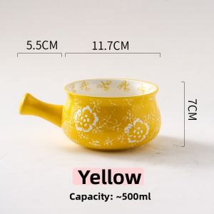 Elegant Embossed Ceramic Bowl