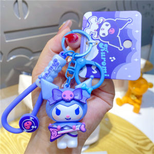 Authentic Sanrio Clow M Audio-Visual Party Doll Keychain Pendant Mobile Phone Charm Beaded Clip Backpack Hanging Ornament