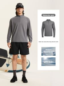 NatureHike | Sweat-wicking Outdoor Hiking Shirt Men Long Sleeve Collar Shirt Sun Protection