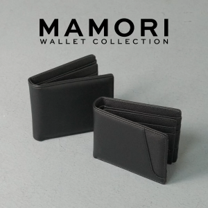 Shigetsu MAMORI Leather Wallet for Men Card Holder Short Bifold Wallet Gift for Men
