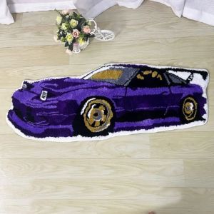 VIKAMA Cartoon Car Shape Floor Mats Waterproof Anti-Fouling Anti-Static Living Room Bedroom Home Decoration Carpet