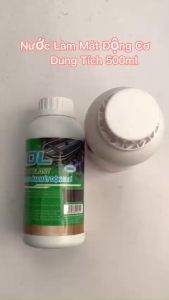 Nước làm mát động cơ ô tô lon 500ml màu xanh đỏ