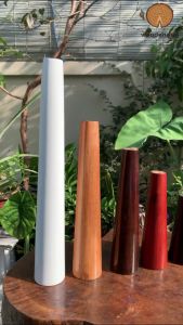 WOODENESIA Kaki kayu sofa kursi stool retro 25cm