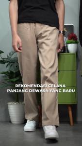 Sam | Celana Panjang Pria | Bahan Katun | Reguler