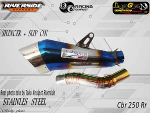 knalpot racing silincer plus slip on Leovince Ninja 250 fi Ninja Fi R 25 Mt 25 Cbr 250 Rr