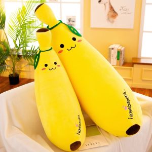 Banana Pillow Girls Sleep Bed Clip Leg Doll Doll Long Pillow Large Doll Cute Plush Toys Stuffed Animal Patung Dolls