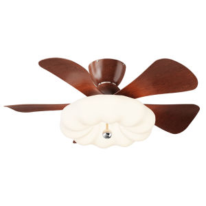 DGY | Retro Cream Bedroom Fan Ceiling Light