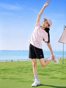 Qiaodan | Bộ Đồ Hè Cho Bé Gái Thoáng Khí Nhanh Khô Chất Liệu Lụa Băng