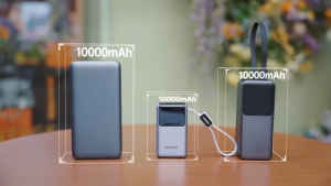 UGREEN 10000mAh 55W Built-in C Cable PowerBank 45W PD PPS 5A Two-Way Fast Charger 21700 Battery for Laptop & phone