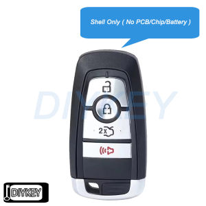 4 Buttons Case Smart Remote Car Key Fob Shell Cover Replacement for Ford Edge Expedition Explorer Fusion Mustang 2017-2022