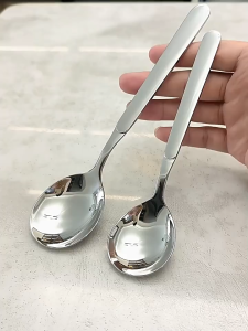 FF Sendok Bulat Stainless Steel Sendok Nasi Rumah Tangga Sendok Tebal Sendok Semangka