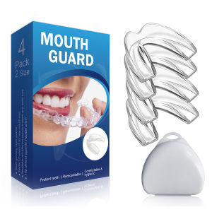 4PCS Bruxism Mouth Guard For Grinding Dental Night Guard For Teeth Anti Snoring Device Sleep Relieve Pain Correct Bruxism 2Sizes