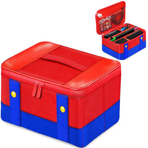 Large Carrying Case for Nintendo Switch OLED Console Pro Controller Travel Storage Bag Case Compatible Nintendo Switch Joycon