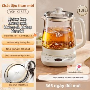 Bear | Bình Đun Trà Duy Trì Nhiệt Độ Có Chứa Titanium