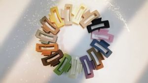 Hairclip for Women Korean Style Elegant Hair Claw Hairpins Matte Color Fashion Accessories for Girls Kids for Thick Hair for All Hairstyles