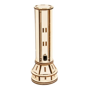 STEAM DIY Wooden Puzzle Sets Handmade Electric Flashlight Kid Physical Toys Parent-Child Interaction Security Cute Shape