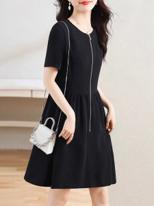 Spring New Fashion Stylish Short-Sleeve Mini Dress
