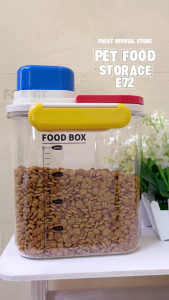 FOCAT Tempat Penyimpanan Makanan Hewan E72 Pet Food Storage / Wadah Penyimpanan Makanan Kucing Anjing