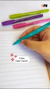 Pulpen Faber Castell Tripen bolpoint Pena Smooth Writing 0.7 MM / Bolpen Warna / Pulpen Gel / Pen Gel Mini Gel Murah - 1 Box (12 PCS)