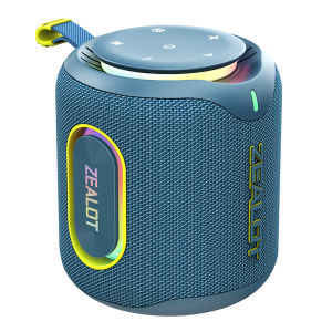 ZEALOT-M1 Speaker Portable Bluetooth Speaker with Enhanced Bass Bluetooth 5.4 10H Playtime for Camping Hiking