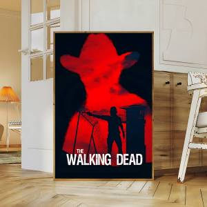 BILIBILI | The W-Walking Dead DIY Sticky Poster Fancy Wall Sticker For Living Room Bar Decoration Wall Decor