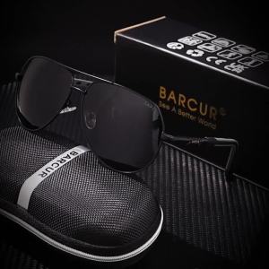 BARCUR | BARCUR Fashionable Vacation Style Sunglasses With Oval Frames And Tac Lenses Versatile And A Great Gift Item