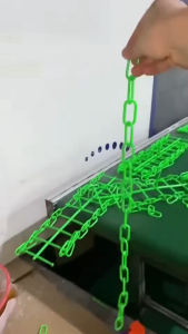 Plastic Loop Chain Hanger Multicolour Clothing Connection Strip For Display Hanging Chain