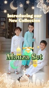 [TOMS] [Koko Anak] - LIBBY (1stel) MAUZA SET | Stelan Koko Anak Laki Laki 9bulan sampai 10tahun | Stelan Baju Muslim Anak | Sarimbit | Ramadhan Raya Collection 2025