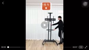 TV Stand Movable Lifting 32-65 inch Floor Standing Household Vertical Activity with Wheels