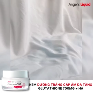 [TEM PHỤ + VAT] Angels Liquid 7 Day Whitening Program Glutathione 700 V+Cream - Kem Dưỡng Trắng Da Cấp Ẩm Đa Tầng 50ml