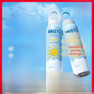 Angeyi Outdoor Full Body Sunscreen Spray SPF50 UV Protection Small Aperture Portable Easy to Use for Everyone Universal Use