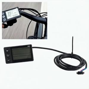 Màn Hình LCD Điều Khiển Xe Tay Ga Điện S866 Chống Nước IP65 Dành Cho Xe Đạp Điện 24V 36V 48V Có Đầu Nối SM Đồng Hồ Hiển Thị LCD Xe Đạp