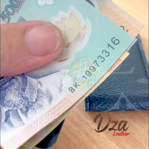 Kẹp tiền nam châm (4 nam châm) Dza leather da bò handmade